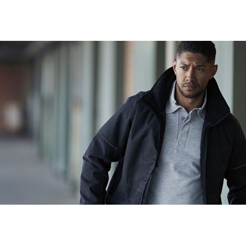 2612 Polo manga larga de rugby AllroundWork Gris claro - Imagen 2