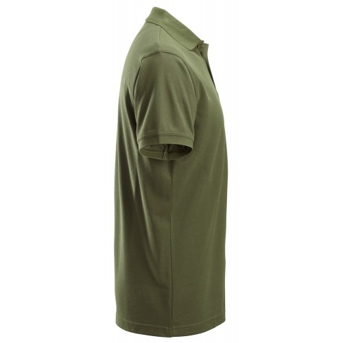 2708 Polo de manga corta clásico verde khaki - Imagen 3