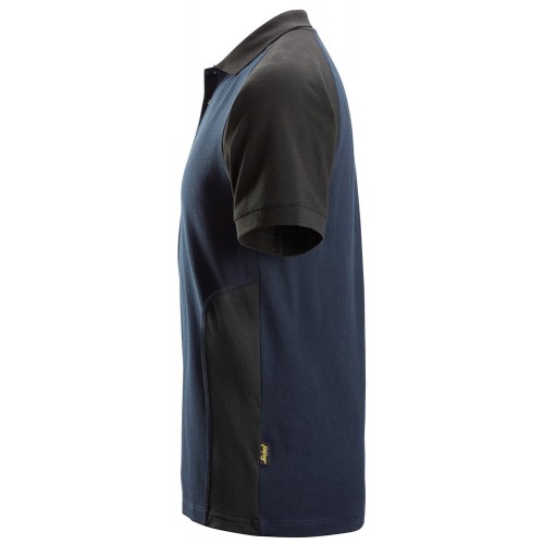 2750 Polo de manga corta bicolor azul marino-negro - Imagen 3