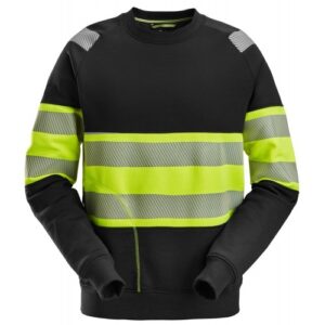 2830 Sudadera alta visibilidad clase 1 negro-amarillo
