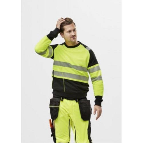 2831 Sudadera alta visibilidad clase 1 amarillo-negro - Imagen 7