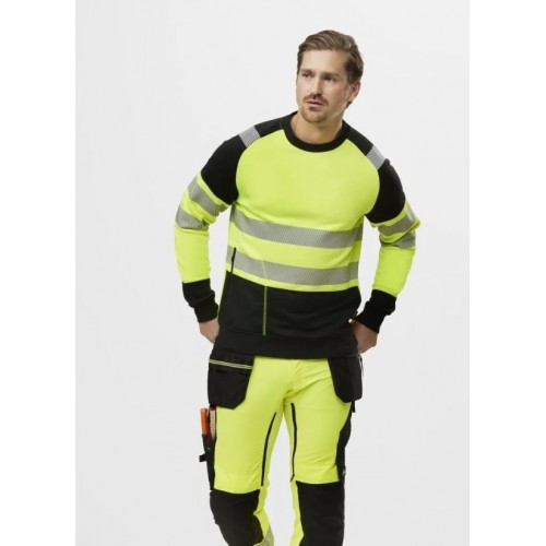 2831 Sudadera alta visibilidad clase 1 amarillo-negro - Imagen 2