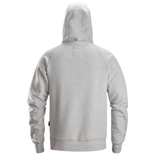 2845 Sudaderas con capucha y logo color gris jaspeado - Imagen 2
