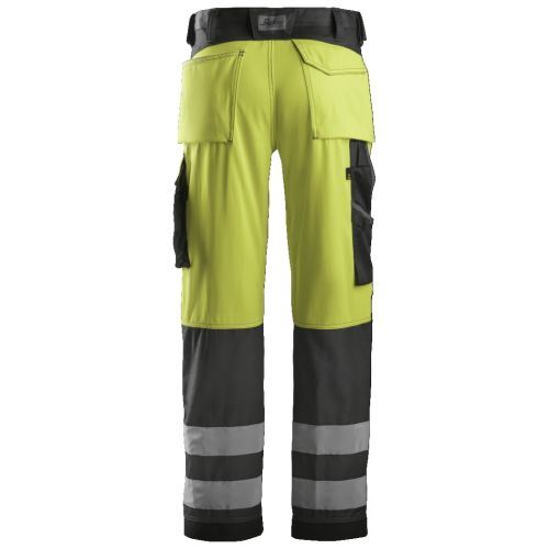 3333 Pantalón Alta Visibilidad Clase 2 Amarillo / Gris antracita - Imagen 2