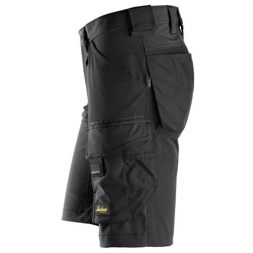 6173 Pantalones cortos de trabajo elásticos AllroundWork negros - Imagen 3