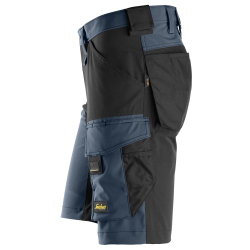 6173 Pantalones cortos de trabajo elásticos AllroundWork azul marino - Imagen 3