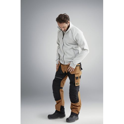 2886 Sudadera tipo chaqueta con cremallera completa negra - Imagen 5