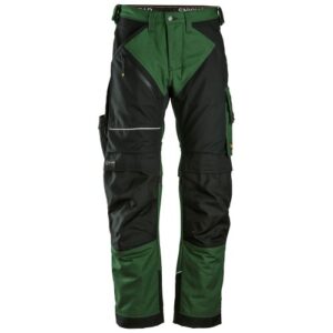 6314 Pantalones largos de trabajo Canvas+ RuffWork verde forestal-negro