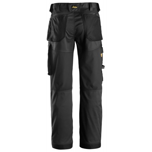 6351 Pantalones largos de trabajo elásticos ajuste holgado AllroundWork Loose Fit color negro - Imagen 5