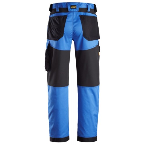 6351 Pantalones largos de trabajo elásticos ajuste holgado AllroundWork Loose Fit color azul/ negro - Imagen 5