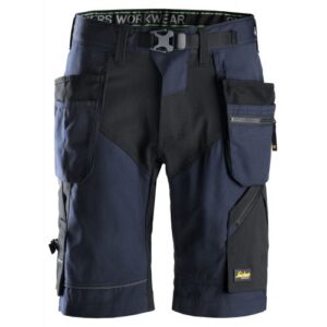 6904 Pantalones cortos de trabajo FlexiWork+ bolsillos flotantes azul marino