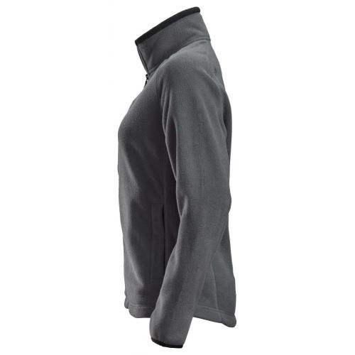 8027 Chaqueta forro polar de mujer AllroundWork Polartec® gris acero/ negro - Imagen 4