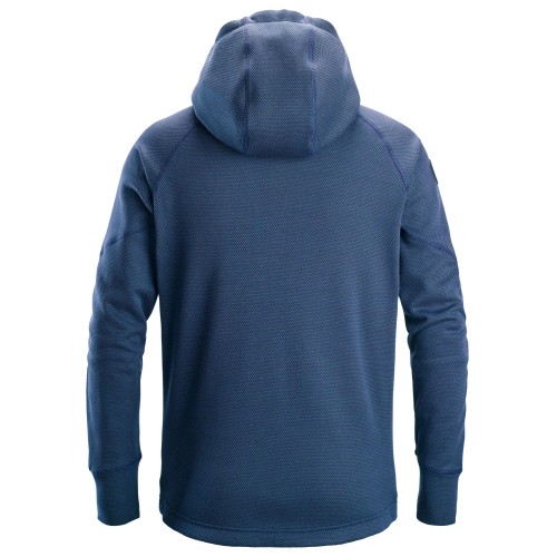 8041 Sudadera con capucha y forro polar Flexiwork azul-negro - Imagen 2