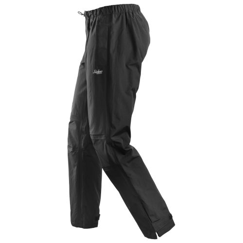 8378 Juego de chubasquero y pantalones impermeables negro - Imagen 8