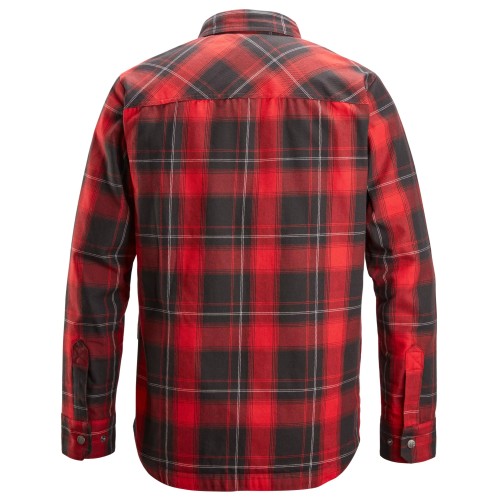 8522 Camisa aislante AllroundWork rojo-negro - Imagen 2