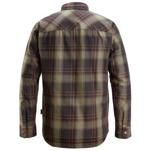 8522 Camisa aislante AllroundWork verde caqui-negro - Imagen 2