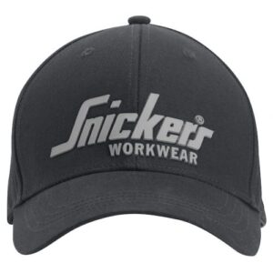 9041 Gorra con logo 3D Negro